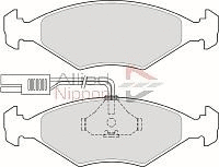 ADB1228 COMLINE Комплект тормозных колодок, дисковый тормоз (фото 1)