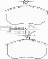 ADB1430 COMLINE Комплект тормозных колодок, дисковый тормоз (фото 1)