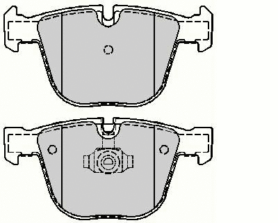 CBP01742 COMLINE Комплект тормозных колодок, дисковый тормоз (фото 1)