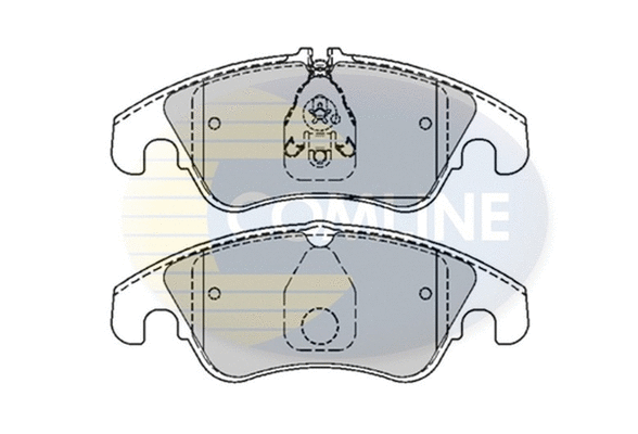 CBP01789 COMLINE Комплект тормозных колодок, дисковый тормоз (фото 1)