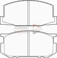 CBP0332 COMLINE Комплект тормозных колодок, дисковый тормоз (фото 1)