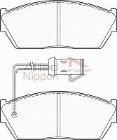 CBP1268 COMLINE Комплект тормозных колодок, дисковый тормоз (фото 1)