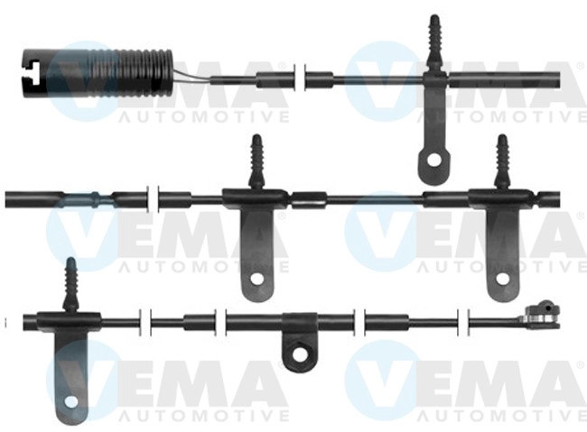 117266 VEMA Сигнализатор, износ тормозных колодок (фото 1)