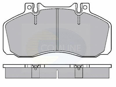 CBP9002 COMLINE Комплект тормозных колодок, дисковый тормоз (фото 1)
