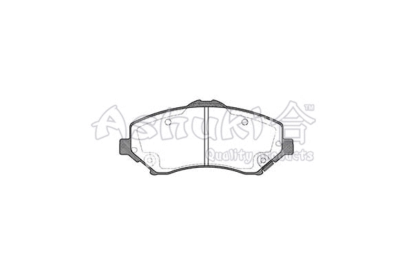 US104213 ASHUKI by Palidium Комплект тормозных колодок, дисковый тормоз (фото 1)