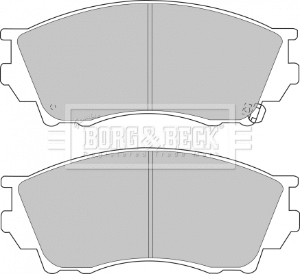 BBP1356 BORG & BECK Комплект тормозных колодок, дисковый тормоз (фото 1)