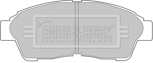 BBP1502 BORG & BECK Комплект тормозных колодок, дисковый тормоз (фото 1)