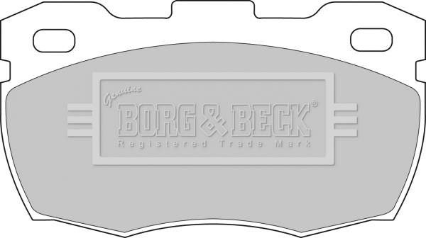 BBP1571 BORG & BECK Комплект тормозных колодок, дисковый тормоз (фото 1)