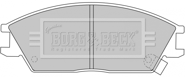 BBP1785 BORG & BECK Комплект тормозных колодок, дисковый тормоз (фото 1)