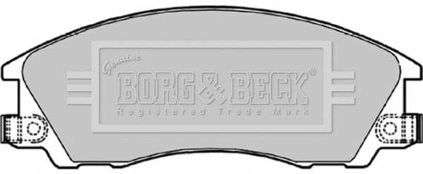 BBP1842 BORG & BECK Комплект тормозных колодок, дисковый тормоз (фото 1)