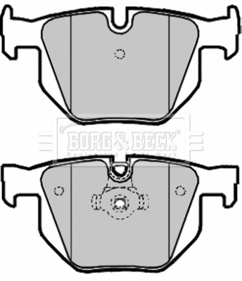 BBP1961 BORG & BECK Комплект тормозных колодок, дисковый тормоз (фото 1)