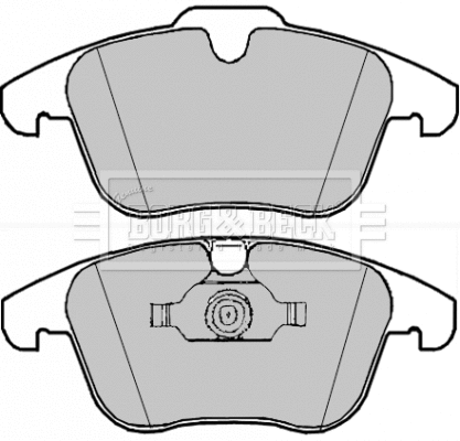 BBP1981 BORG & BECK Комплект тормозных колодок, дисковый тормоз (фото 1)