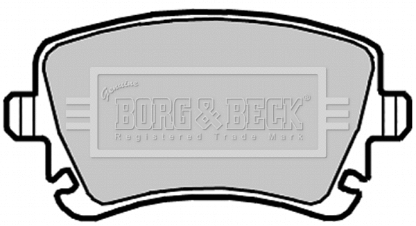 BBP2139 BORG & BECK Комплект тормозных колодок, дисковый тормоз (фото 1)