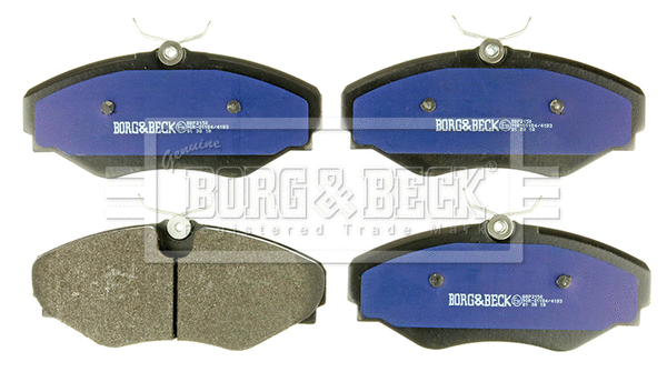 BBP2150 BORG & BECK Комплект тормозных колодок, дисковый тормоз (фото 2)