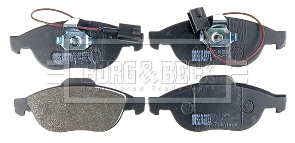BBP2160 BORG & BECK Комплект тормозных колодок, дисковый тормоз (фото 2)