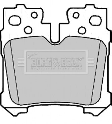BBP2212 BORG & BECK Комплект тормозных колодок, дисковый тормоз (фото 1)