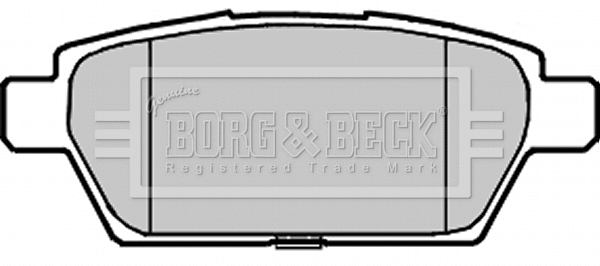 BBP2239 BORG & BECK Комплект тормозных колодок, дисковый тормоз (фото 1)