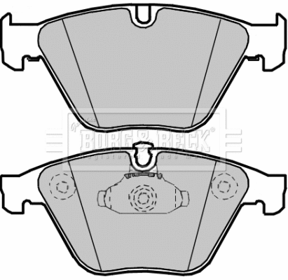 BBP2277 BORG & BECK Комплект тормозных колодок, дисковый тормоз (фото 1)