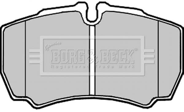 BBP2337 BORG & BECK Комплект тормозных колодок, дисковый тормоз (фото 1)