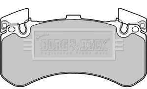 BBP2356 BORG & BECK Комплект тормозных колодок, дисковый тормоз (фото 1)