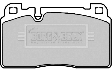 BBP2382 BORG & BECK Комплект тормозных колодок, дисковый тормоз (фото 1)