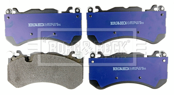 BBP2385 BORG & BECK Комплект тормозных колодок, дисковый тормоз (фото 2)