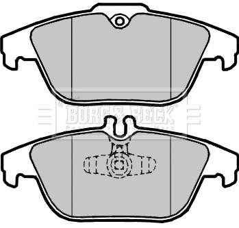 BBP2418 BORG & BECK Комплект тормозных колодок, дисковый тормоз (фото 1)