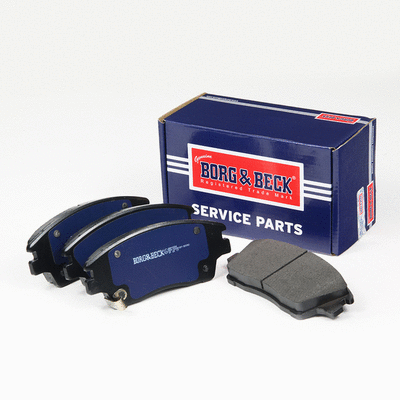 BBP2580 BORG & BECK Комплект тормозных колодок, дисковый тормоз (фото 1)
