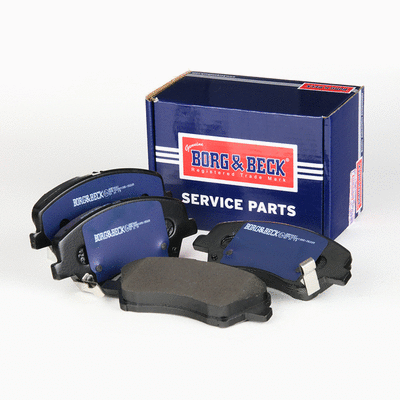 BBP2681 BORG & BECK Комплект тормозных колодок, дисковый тормоз (фото 1)