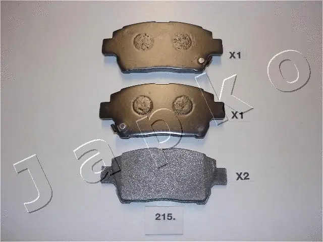 50215 JAPKO Комплект тормозных колодок, дисковый тормоз (фото 1)