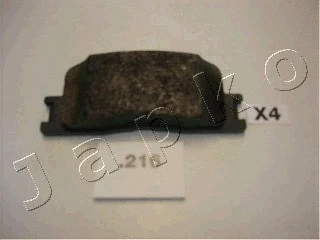 51216 JAPKO Комплект тормозных колодок, дисковый тормоз (фото 1)