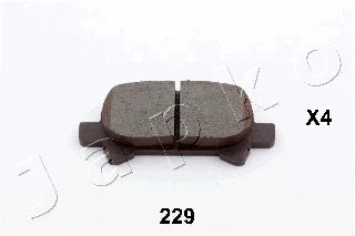 51229 JAPKO Комплект тормозных колодок, дисковый тормоз (фото 1)