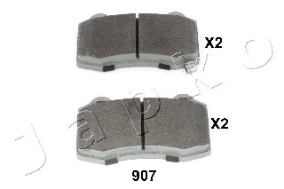 51907 JAPKO Комплект тормозных колодок, дисковый тормоз (фото 1)