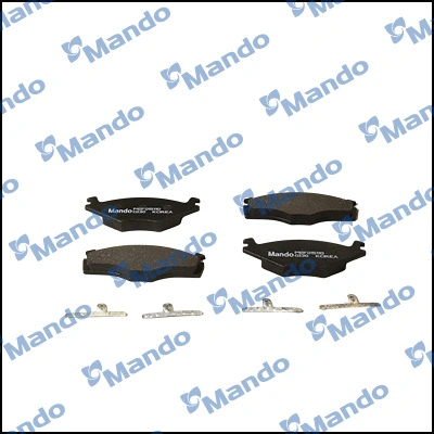 MBF015110 MANDO Комплект тормозных колодок, дисковый тормоз (фото 1)