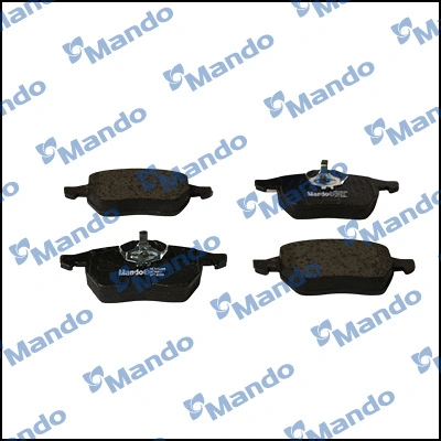 MBF015117 MANDO Комплект тормозных колодок, дисковый тормоз (фото 1)