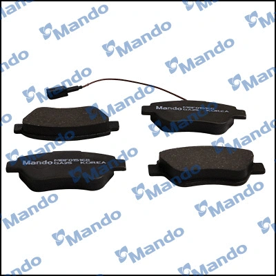 MBF015168 MANDO Комплект тормозных колодок, дисковый тормоз (фото 1)