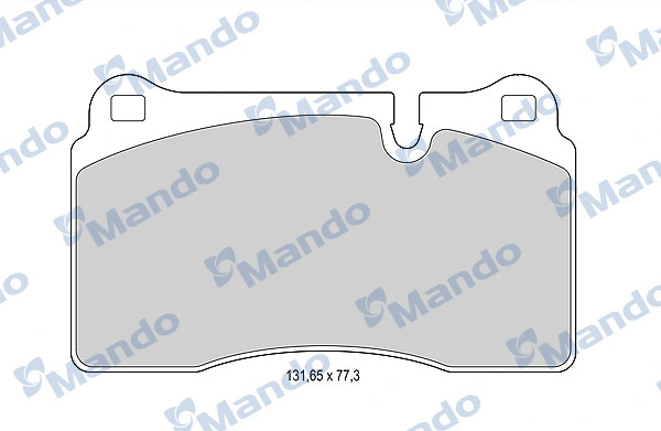MBF015390 MANDO Комплект тормозных колодок, дисковый тормоз (фото 1)