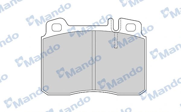 MBF015653 MANDO Комплект тормозных колодок, дисковый тормоз (фото 1)