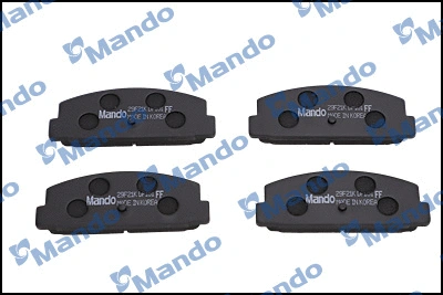 MPA15 MANDO Комплект тормозных колодок, дисковый тормоз (фото 2)