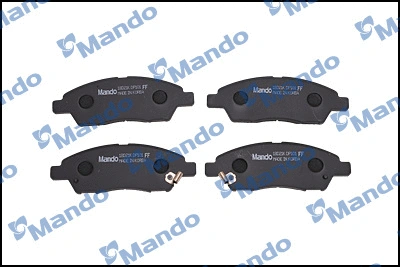 MPN17 MANDO Комплект тормозных колодок, дисковый тормоз (фото 2)
