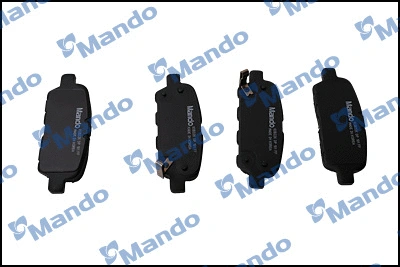 MPS07NS MANDO Комплект тормозных колодок, дисковый тормоз (фото 1)