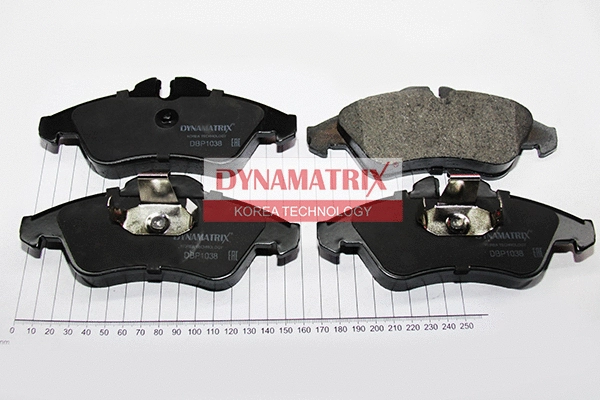 DBP1038 DYNAMATRIX Комплект тормозных колодок, дисковый тормоз (фото 1)