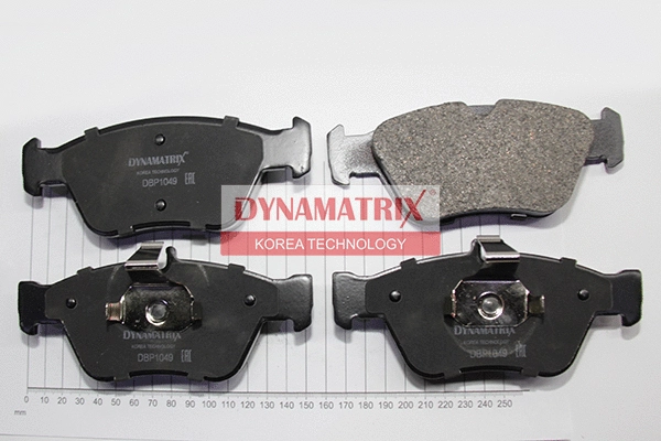 DBP1049 DYNAMATRIX Комплект тормозных колодок, дисковый тормоз (фото 1)