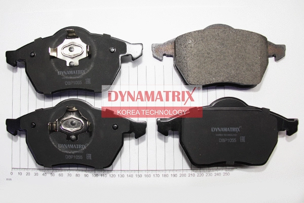 DBP1055 DYNAMATRIX Комплект тормозных колодок, дисковый тормоз (фото 1)