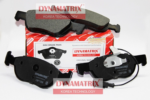 DBP1056 DYNAMATRIX Комплект тормозных колодок, дисковый тормоз (фото 1)