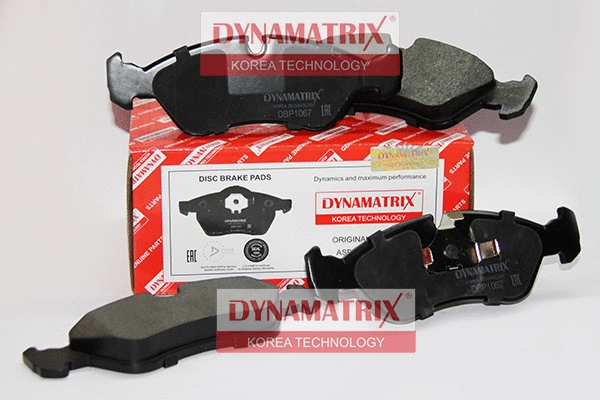 DBP1067 DYNAMATRIX Комплект тормозных колодок, дисковый тормоз (фото 1)