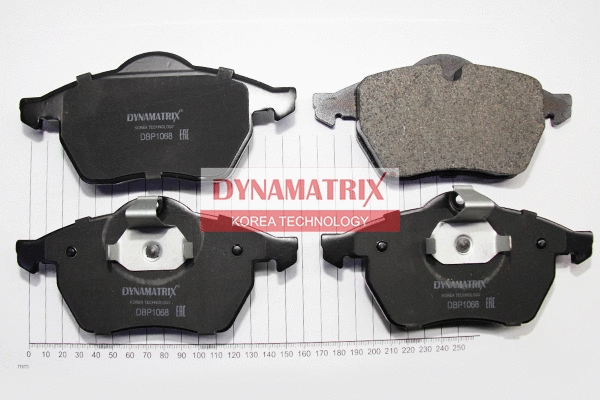 DBP1068 DYNAMATRIX Комплект тормозных колодок, дисковый тормоз (фото 1)