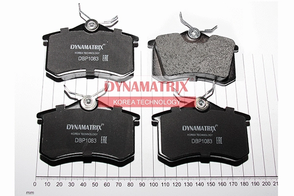 DBP1083 DYNAMATRIX Комплект тормозных колодок, дисковый тормоз (фото 1)
