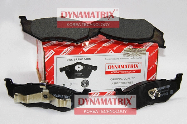 DBP1099 DYNAMATRIX Комплект тормозных колодок, дисковый тормоз (фото 1)