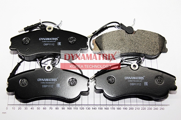 DBP1112 DYNAMATRIX Комплект тормозных колодок, дисковый тормоз (фото 1)